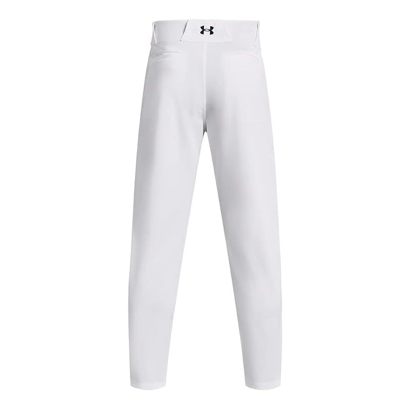 Under Armour Men’s Utility Baseball Pants 22 – White/Black, Medium
