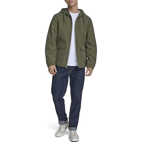Men's Lightweight Hoodie with 2 Pockets - XX-Large Light Olive