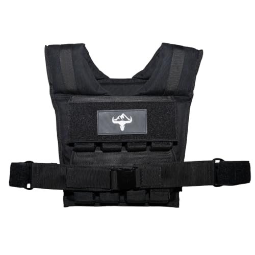 Adjustable Military Grade Weighted Vest 35 lb for Men & Women - Durable Fitness Gear