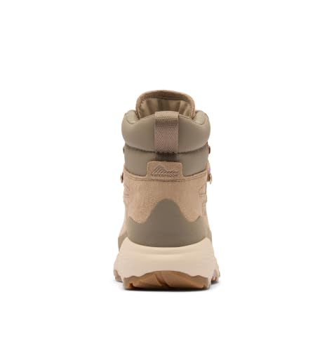 Waterproof Hiking Boots for Women - Columbia Newton Alpine PT Oxford Tan/Foxglove 7
