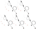 5 Pack Earpiece for Motorola Radios SL300 SL3500e TLK 100 Communication Accessories