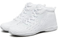 Girls White High Top Cheerleading Shoes - 7 / White 303