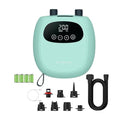 Electric Paddle Board Pump Rechargeable Battery Auto-Off Green