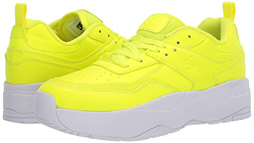 DC Women's E.TRIBEKA Platform Shoe, Yellow, 8 B M US