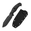 Kizer Sheepdog Survival Fixed Blade Knife Black 5.28" 1095 Steel Outdoor Tool