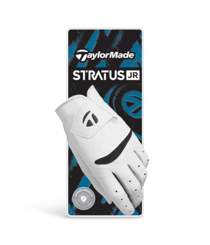 TaylorMade Golf 2021 Status JR. Left Hand Glove White Medium - New Season