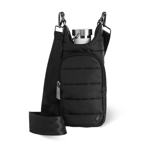 WanderFull HydroBag Water Bottle Holder with Phone Pocket - Black Matte