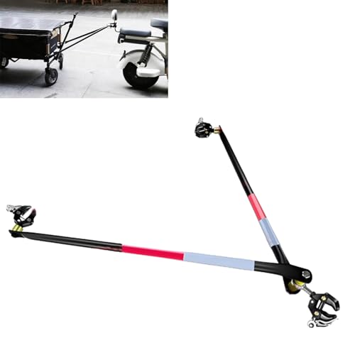 Bike Trailer Hitch for Bicycle & Garden Cart Connection - Heavy Duty Steel
