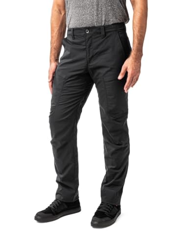 5.11 Tactical Mens Ridge Cargo Pants - Durable Workwear, Straight Fit, 34W x 32L, Black