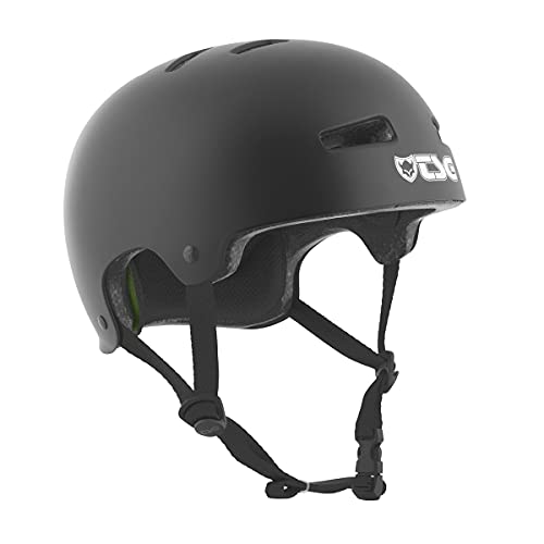 TSG Evolution Bike & Skate Helmet L/XL Satin Black 57-59cm - Certified Safety