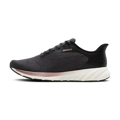 Brooks Women's Anthem 7 Neutral Running Shoes - Black/Grey/Rose Gold, Size 6