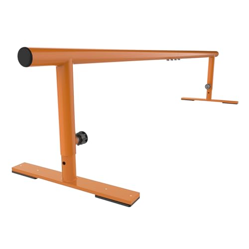 MR Round Skateboard Grind Rail - Adjustable Height Skatepark Ramp for Skateboards & Scooter