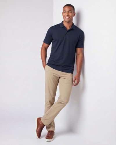 Men's Short Sleeve Golf Polo Shirt - Athletic Tennis Casual Set Large