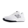 New Balance Mens 696v7 Tennis Shoes White Black 9 X-Wide Breathable Lightweight