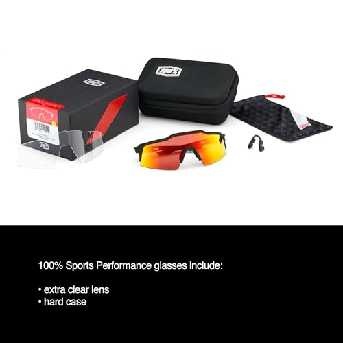 100% S2 Sport Cycling Sunglasses Off White Hiper Red Mirror Lens - Performance Eyewear