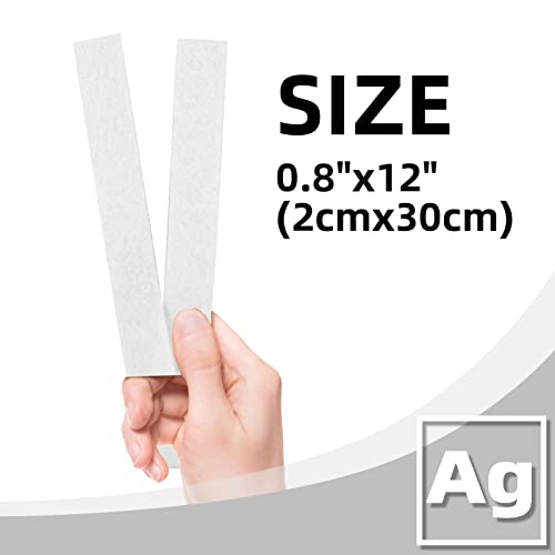 Silver Calcium Alginate Wound Dressings - Absorbent Painless Treatment for Burns Ulcers 6 Pack