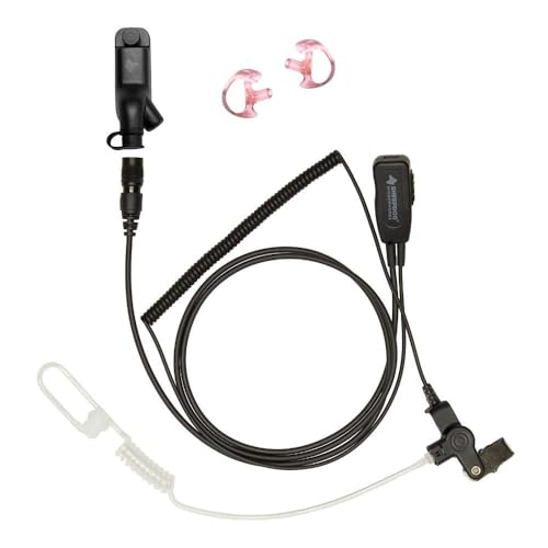 Lapel Microphone Headset for Motorola Two-Way Radios - Quick Disconnect