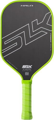 Selkirk Sport SLK Halo Power XL Pickleball Paddle Green 2024 - Raw Carbon Fiber, Extended Reach