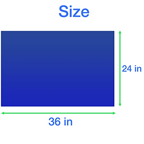 24 x 36 Adhesive Mats (150 Sheets) - Blue Tack Mats for Dust Removal - for Lab, Home, Construction - Variation: 24x36 Inch Blue