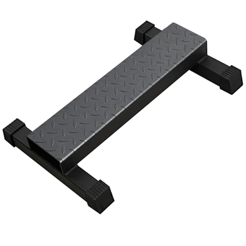 Steel Calf Raise Bar for Stretching Squats and Foot Exercises - Black 03
