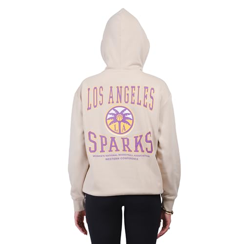 Women's WNBA Official Hoodie Sweatshirt - Los Angeles Sparks Large Sand Variant