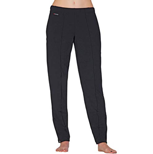SportHill Women's Voyage Medium Weight Running Pants Black Large Petite