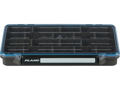 Plano Waterproof StowAway 3700 Tackle Box 4-Pack - IPX7, Rusticor, Clear Lid
