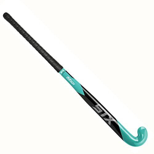 36-Inch Teal and Black Field Hockey Stick - RX 101, Balanced Power & Control