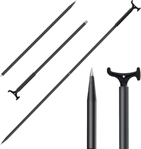 7.75 ft Floating Boat Anchor Pole with T-Handle & Compass - Fiberglass Shallow Water Anchor