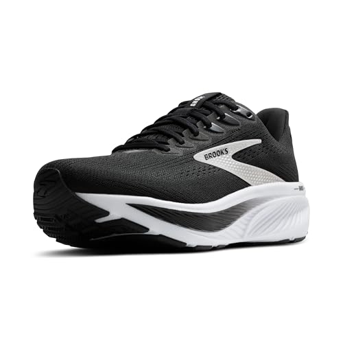 Brooks Men’s Ghost 17 Neutral Running Shoes - Black/Grey/White, Size 10