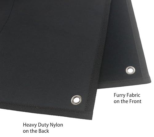Black Tactical Patch Display Panel 18x24 Inches for Military Patches - Small