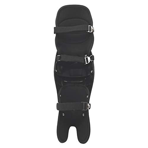 Champion Sports Single Knee Umpire Leg Guards 16.5" Baseball & Softball Protective Gear Pair