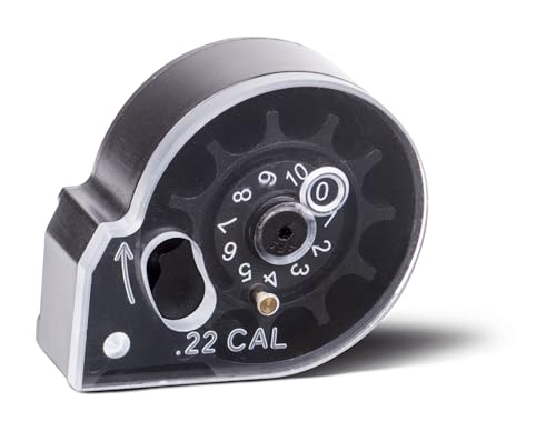 Benjamin RC2210 Marauder/Armada .22-Caliber Auto-Indexing Pellet Magazine, black, clear
