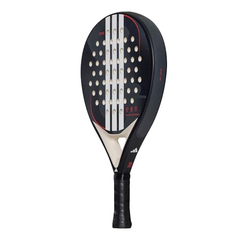 Adidas Drive Padel Racket Black - Control & Power with Carbon & Fiberglass