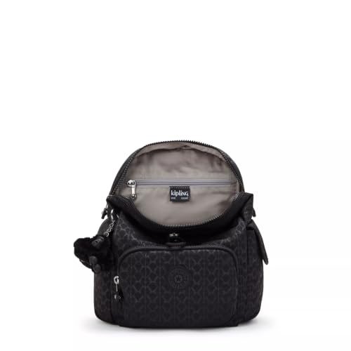 Mini Water-Resistant Embossed Backpack for Women - Signature Style
