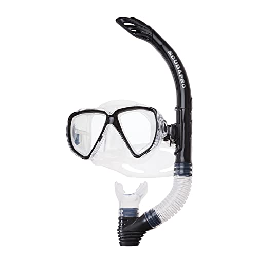 Adult Snorkel Mask and Combo Set - Black - ScubaPro Currents