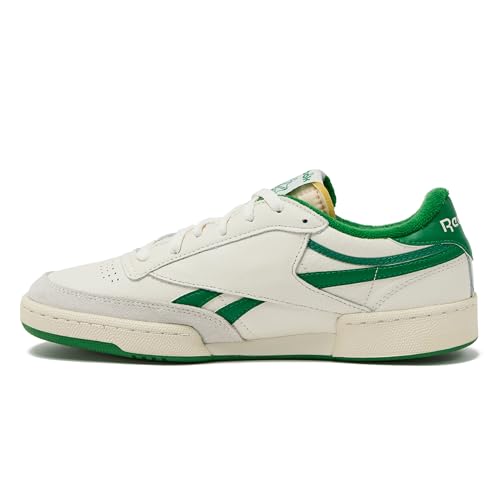 Reebok Mens Club C Revenge Vintage Sneakers - Chalk/White/Glen Green, Size 10