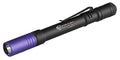 USB Rechargeable UV LED Penlight with Holster - Black & Compact