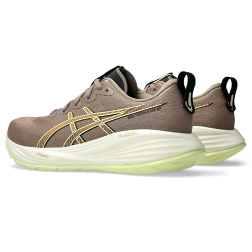 Men's Gel-Cumulus 27 Running Shoes - Taupe Grey/Black, Size 10.5