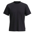 SmartWool Men's Perfect Crew Short Sleeve Tee X-Large Black - Merino Wool Cotton Blend
