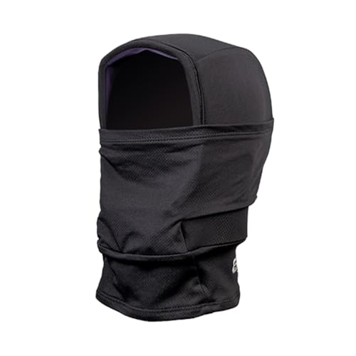 Adult Medium Black G8RSkin Lux Padded Balaclava with Impact & Temp Regulation for Skiing & Football