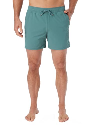 Fair Harbor Men's Seapine Bungalow Trunk - Large Relaxed-Fit Swim Shorts with Liner, 5-Inch Inseam, Anti-Chafe, Water-Resistant