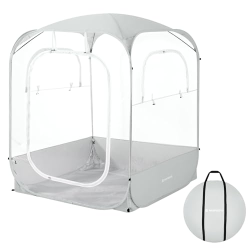 Beige 4-Person Raynesys Pop Up Bubble Tent - Spacious Outdoor Sports & Camping Shelter