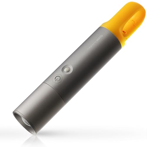 Rechargeable LED Flashlight with Zoom, 1000 Lumens, USB-C, 5 Modes, Portable Emergency & Camping Light
