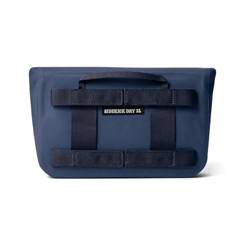 YETI Sidekick Dry 3L Gear Case - Classic Navy Waterproof Outdoor Storage
