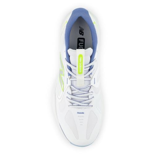 Men's FuelCell 796 V5 Tennis Shoes - White/Alkaline Green, Lightweight & Durable