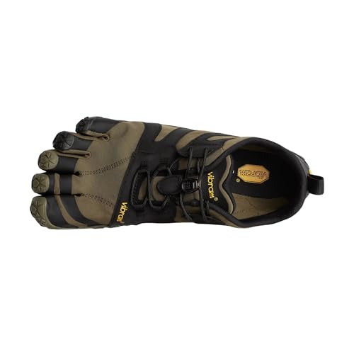 Vibram Men's FiveFingers V-Trail 2.0 Off-Road Trail Running Shoes - Ivy/Black 10.5-11