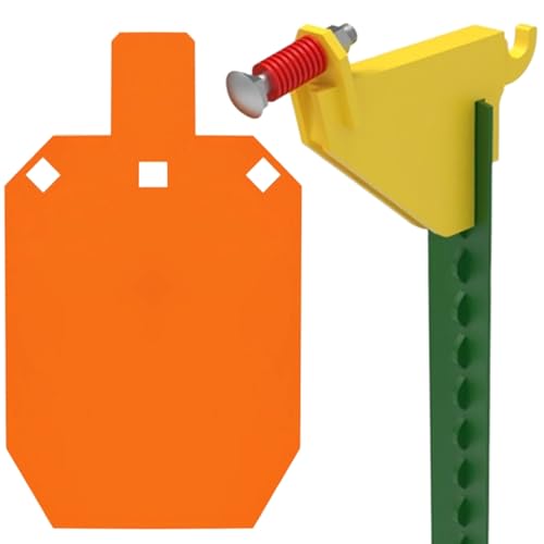 BLANCOHABIL 10x16 Inch 1/2" Thick AR500 Steel Shooting Target with T-Post Hanger