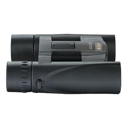 Nikon ACULON A30 10x25 Compact Binoculars - Black, Lightweight, Dual-Hinge