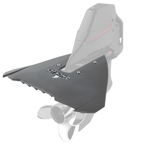 QNCKJZV Carbon Design Whale Tail Hydrofoil Stabilizer Kit for Outboard 40-200 HP - 1 Pack